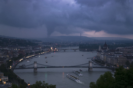 Nem-mezociklonális tornádó Budapesten