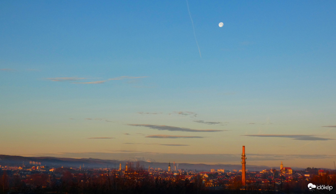 Tegnapi holdas panoráma / Sopron