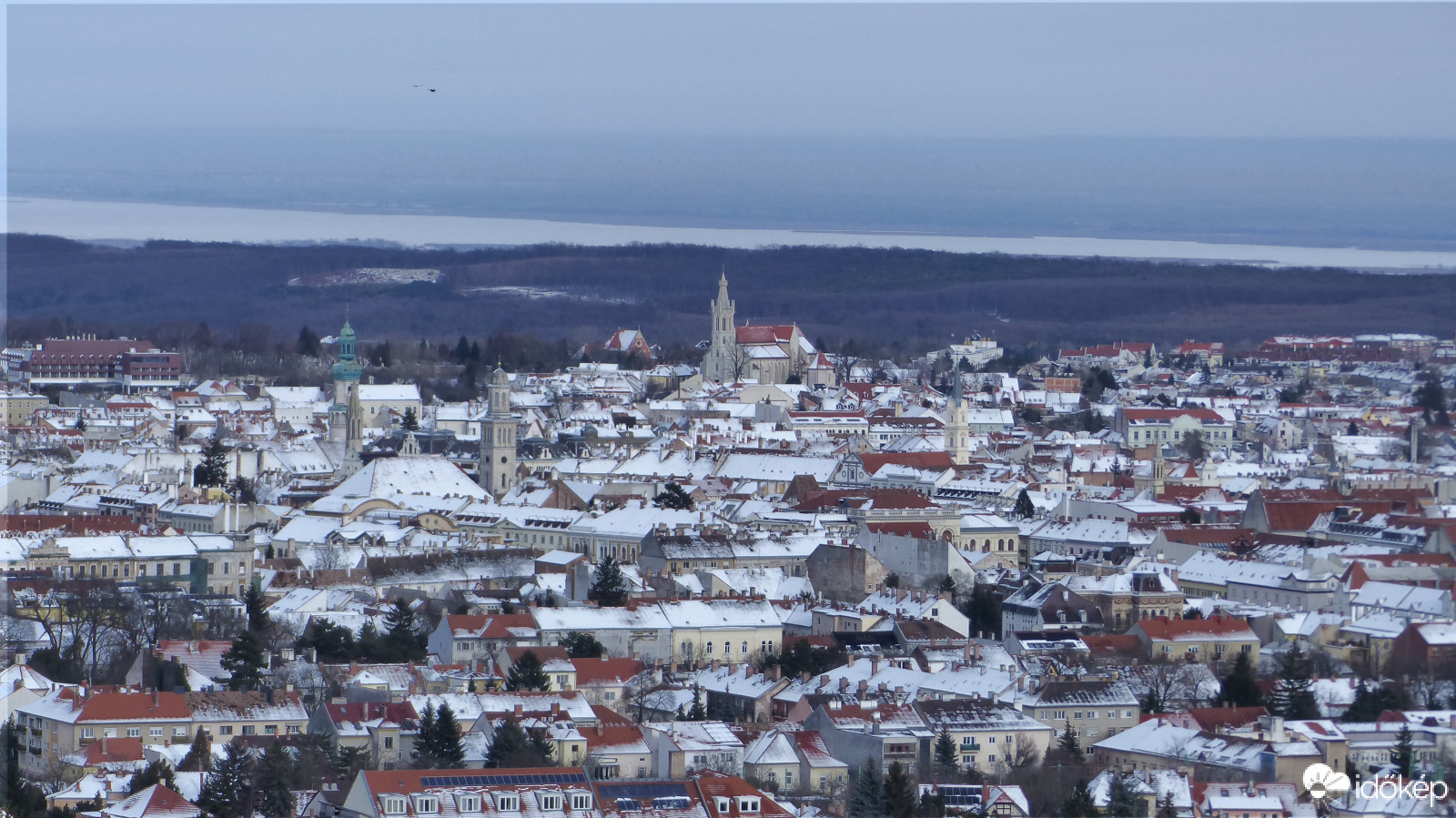 Téli Sopron a Fertő-tóval