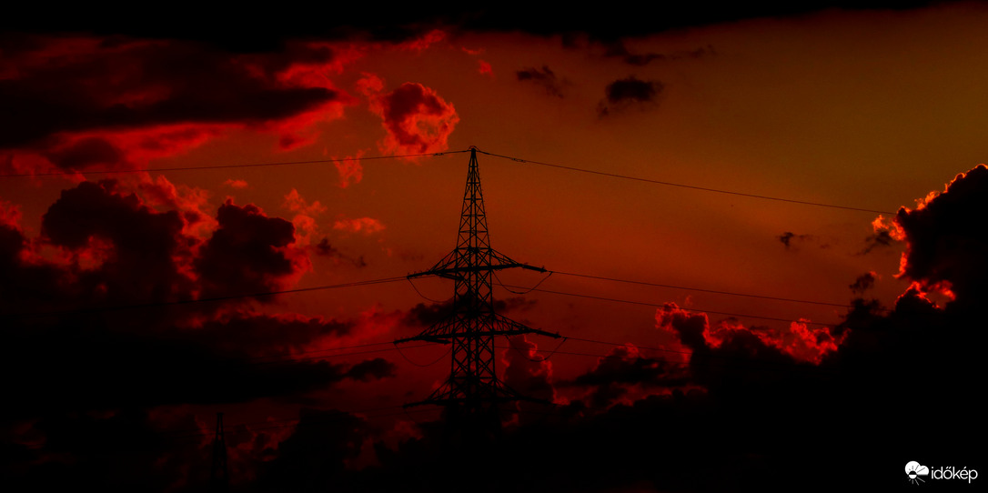 Vörösbe mártott távvezeték