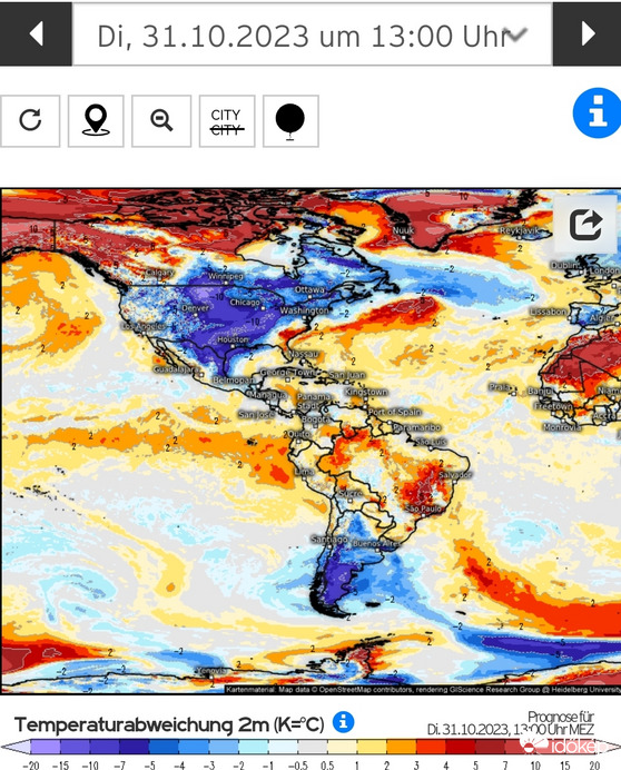 Trópusi meleg tart az USA felől a Ciarán születéséhez