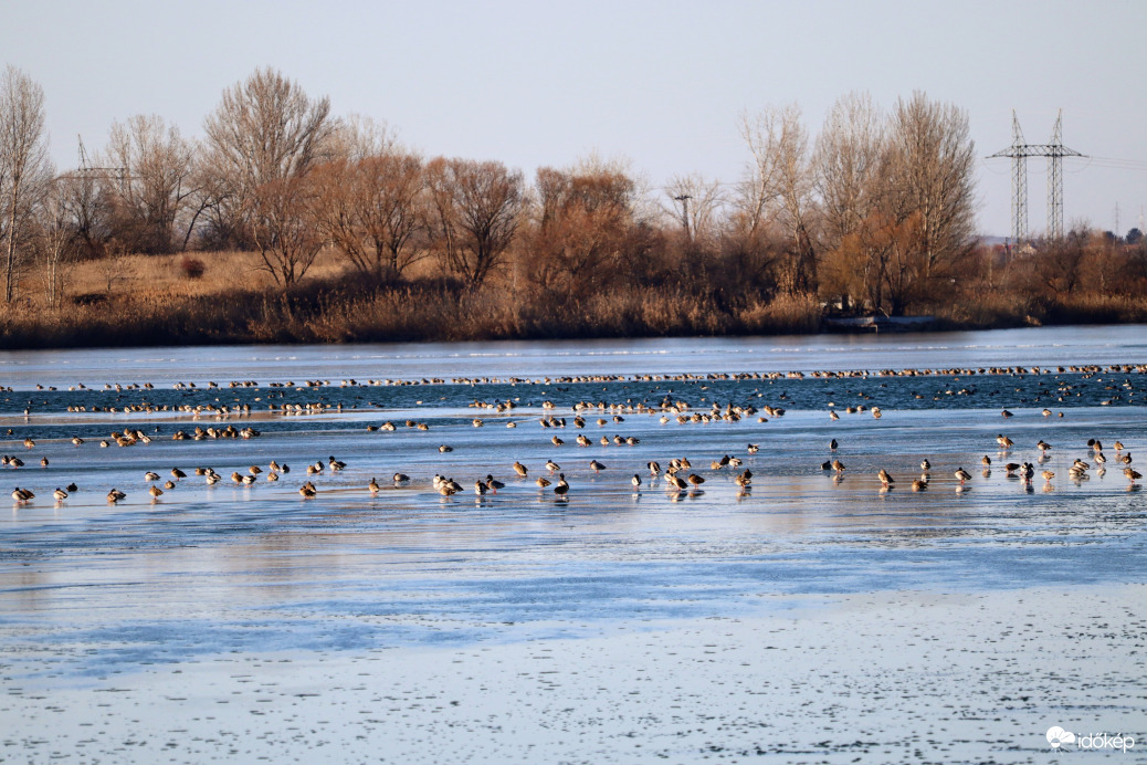 A Beton-tó tegnap délután