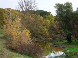 Ősz a Túr folyó mentén
