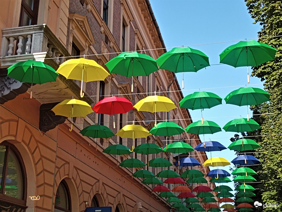 Karneváli dekoráció Debrecenben